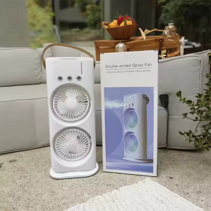 VENTILADOR DOBLE CON ROTACIÓN