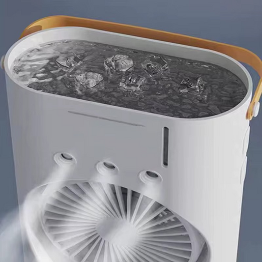 VENTILADOR DOBLE CON ROTACIÓN